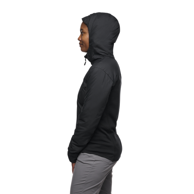 Black Diamond First Light Hybrid Women's Hoodie, Black