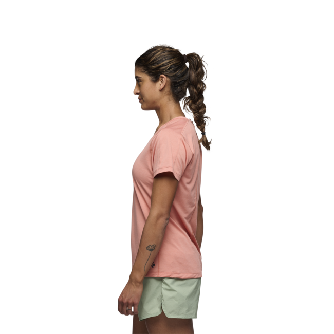Black Diamond Women's Lightwire Tech T-Shirt, Himalayan Salt