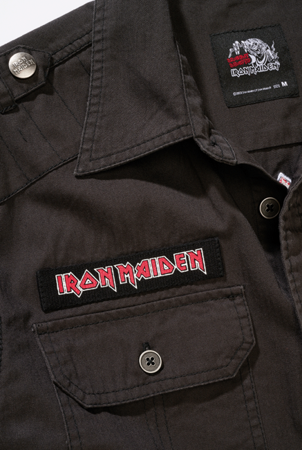 Brandit Iron Maiden Luis Shirt, Black