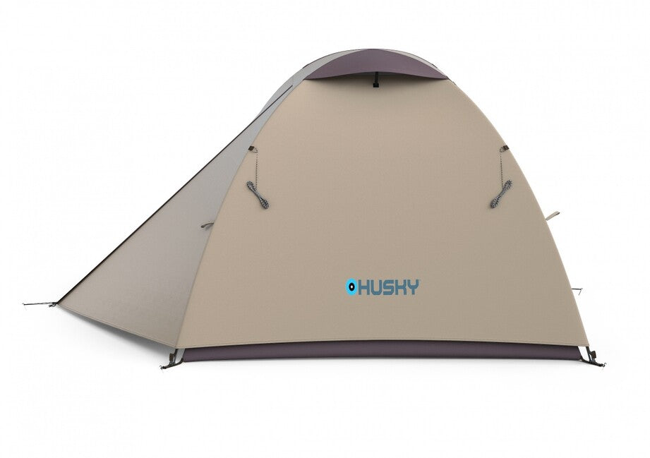Husky Bizam 2 Plus trekking tent for 2 persons, light brown