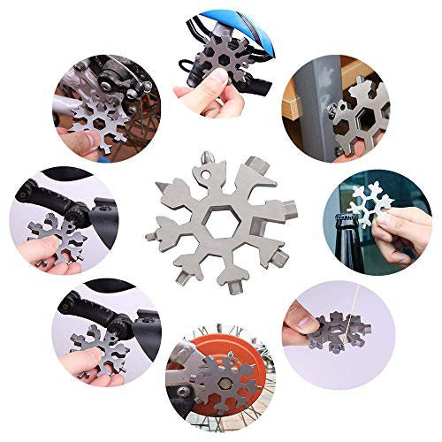 BasicNature Snowflake 18 in 1 Multitool Snowflake