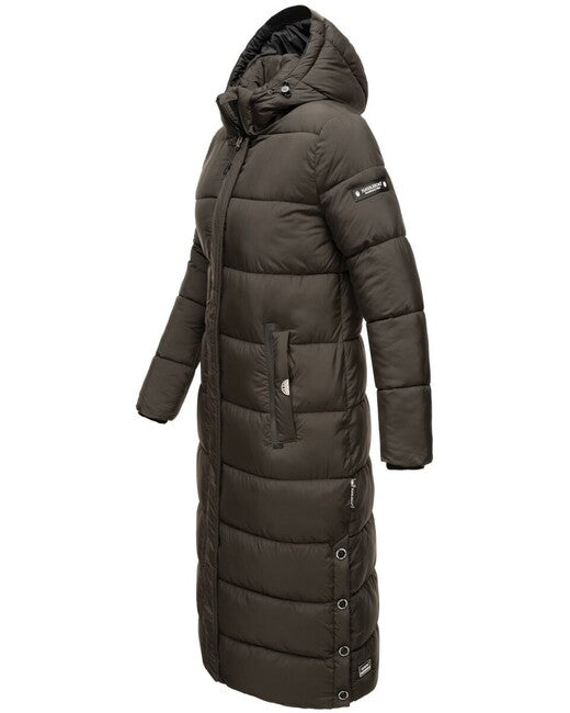 Navahoo Women's Long Winter Parka Isalie, Anthracite
