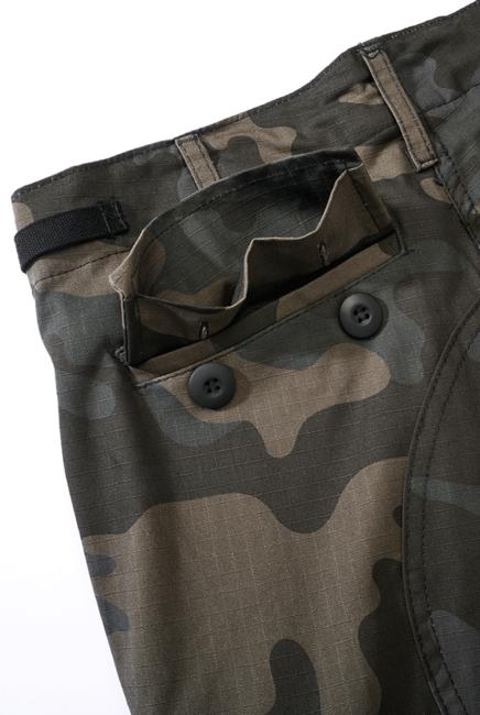 Brandit Women's BDU Ripstop Pants, Dark Camo