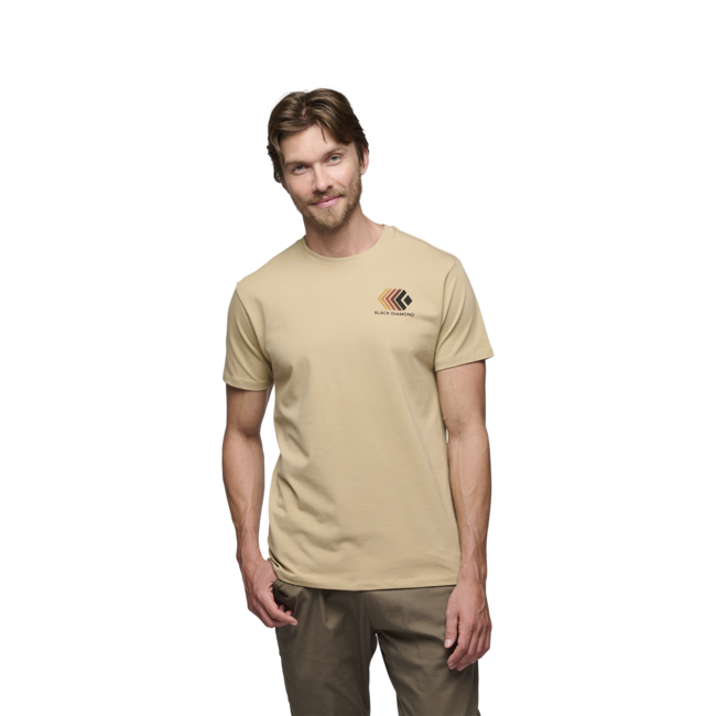Black Diamond Men's Faded T-Shirt, Khaki