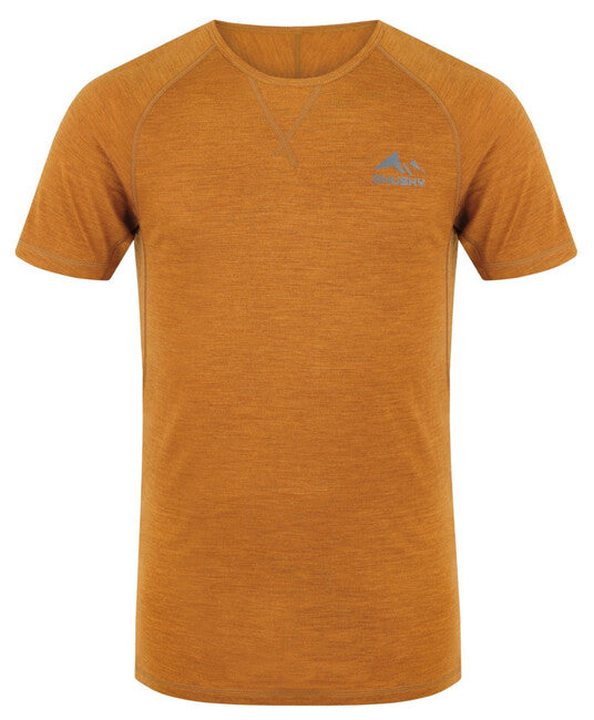 HUSKY MERSA Merino T-Shirt, Mustard