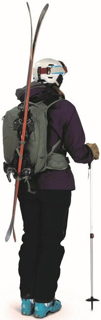 Osprey Kresta 20 Ski Touring Backpack, Pine Leaf Green