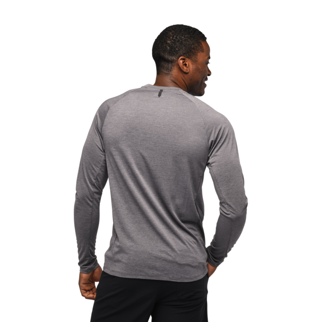 Black Diamond Lightwire Tech Men's Long Sleeve T-Shirt, Steel Grey