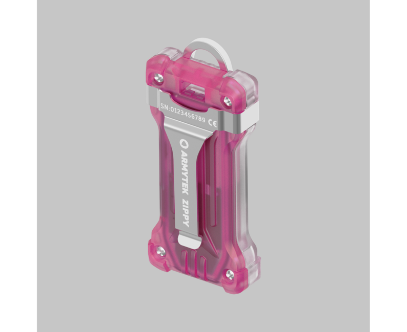 Armytek Zippy LED Keychain, Pink