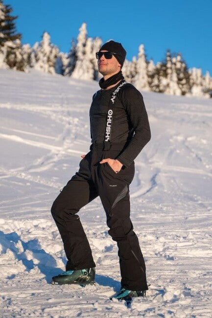 HUSKY Galti Men's Ski Pants, Black