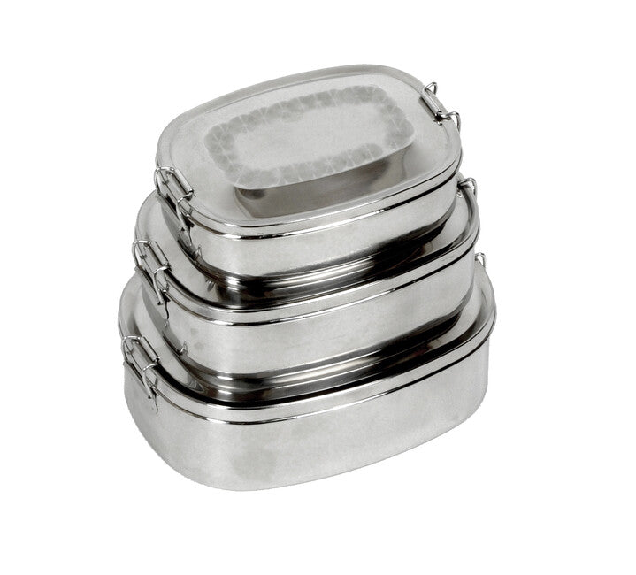 BasicNature Lunch Box Stainless Steel 0.75L