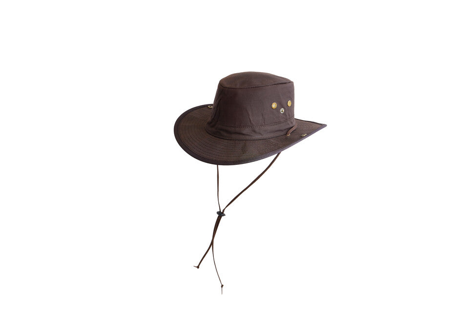 Origin Outdoors Crushable Hat Oilskin, Brown