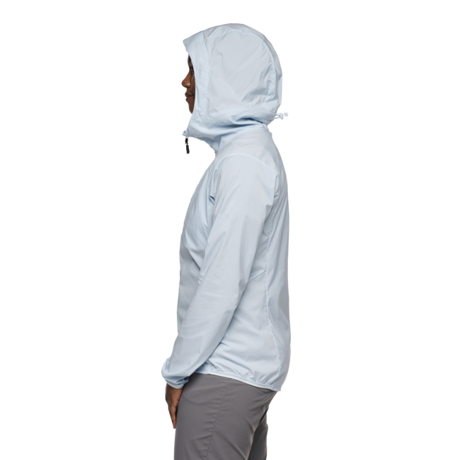 Black Diamond Women's Alpine Start Hoody Ultralight Softshell Jacket, Belay Blue