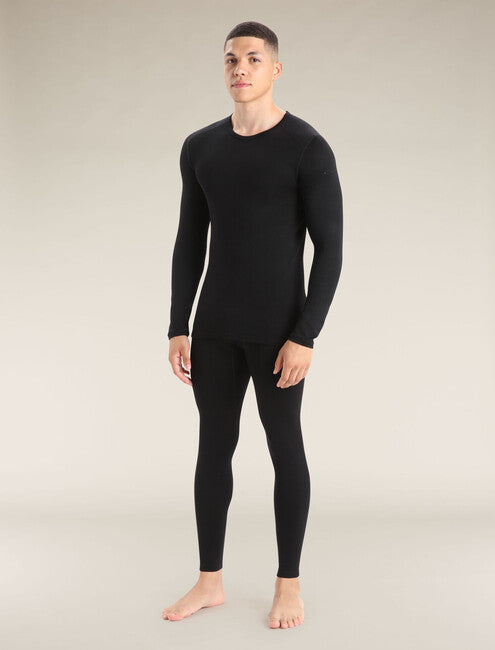 Icebreaker Men's 260 Tech Thermal Underwear, Black