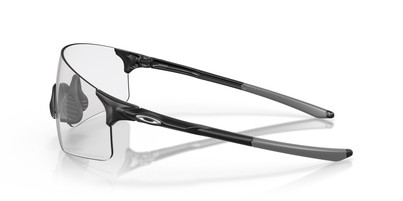Oakley Evzero Blades Photochromic Sunglasses, Matte Black Frame, Clear 50% Black Iridium Photochromic Lenses