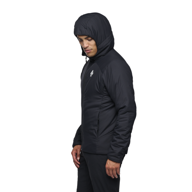 Black Diamond First Men's Light Stretch Hoodie, Black
