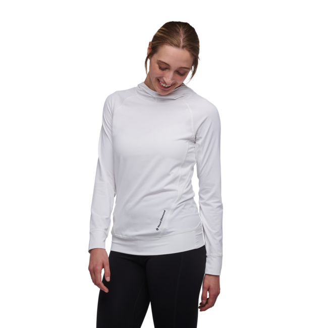Black Diamond Alpenglow Women's Hoodie, White