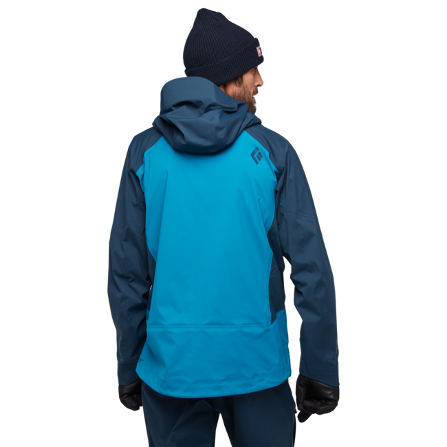 Black Diamond Recon Lt Stretch Shell Women's Men's Ski Jacket, Kingfisher-Indigo