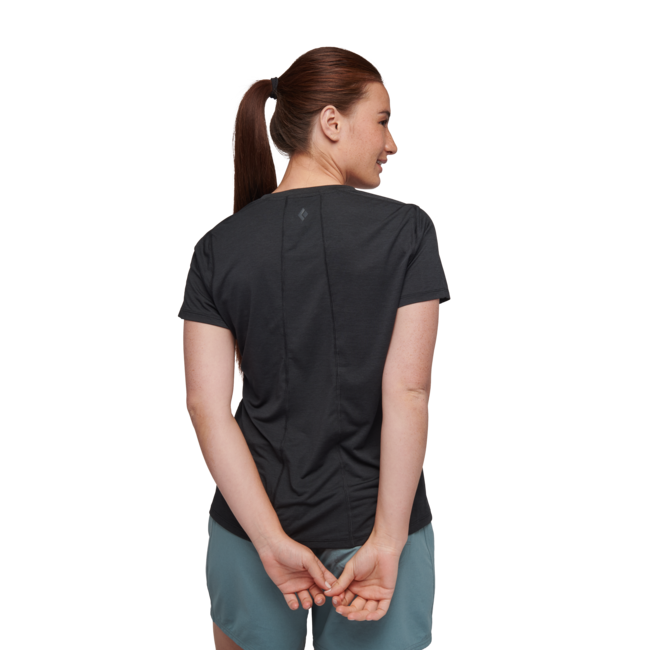 Black Diamond Women's Lightwire Tech T-Shirt, Black