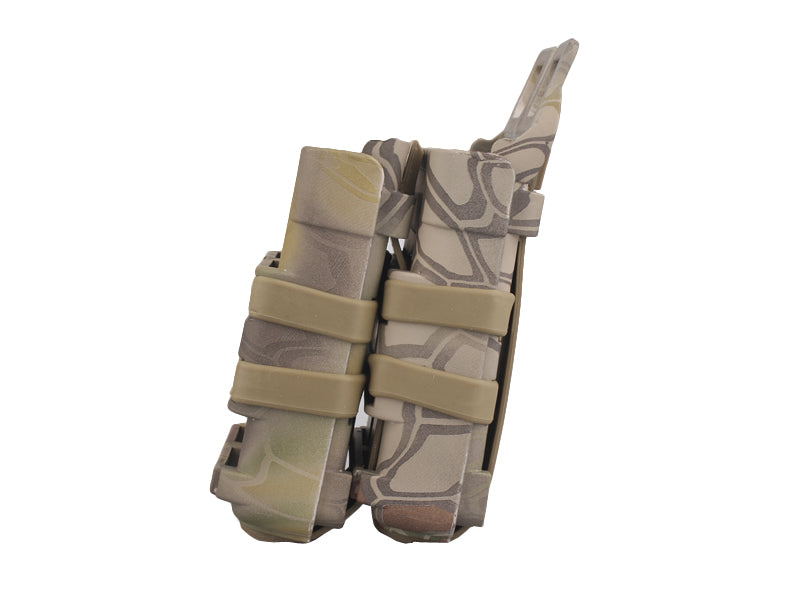 Emersongear Fast Mag Friction Gen 3 Dual Magazine Pouch, Mandrake Camo