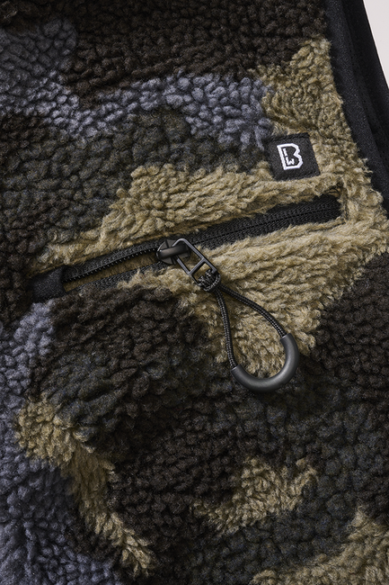 Brandit Teddyfleece Fleece Vest, Dark Camo