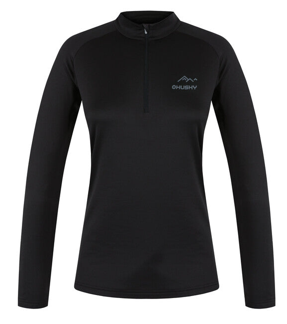 HUSKY Active Winter Long Sleeve Thermal Shirt, Black, L