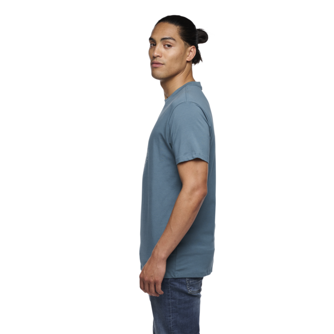 Black Diamond Chalked Up 2.0 Men's T-Shirt, creek blue