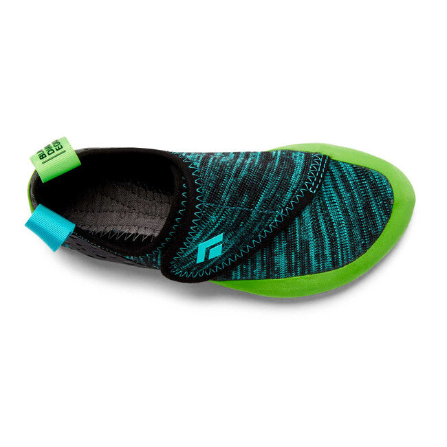 Black Diamond Momentum Kids Climbing Shoes, Envy Green