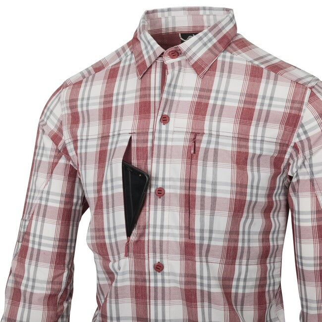 Helikon-Tex TRIP Shirt, Red Plaid