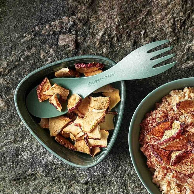 LIGHT MY FIRE Spork Little Multifunctional Spoon, Green