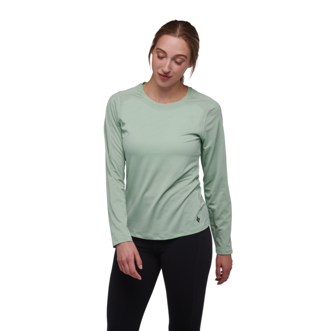 Black Diamond Lightwire Tech Men's Long Sleeve T-Shirt, Foam Green
