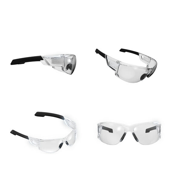 Mechanix Type N Safety Glasses, Clear Frame