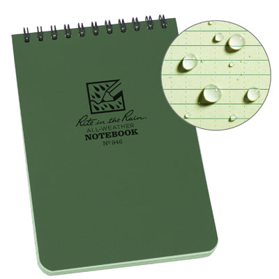 Rite in the Rain All-Weather Notebook Green No. 946