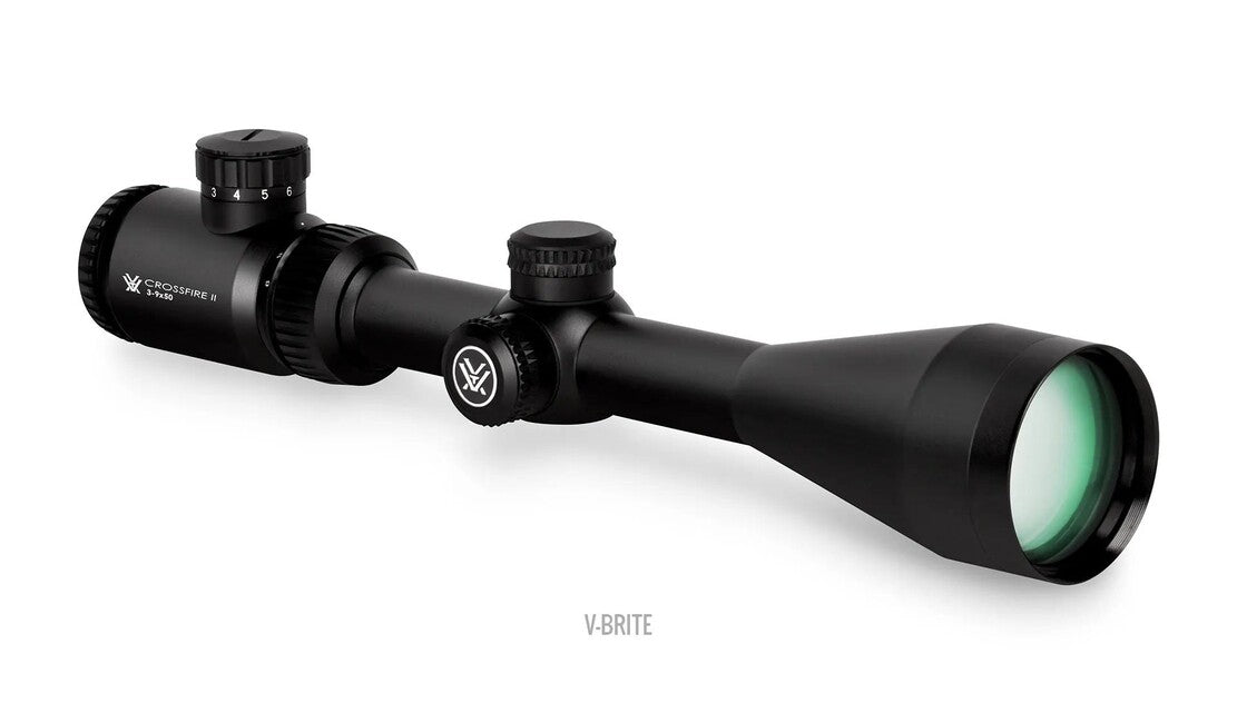 Vortex Optics Crossfire II 3-9x50 Riflescope, V Brite Illuminated MOA