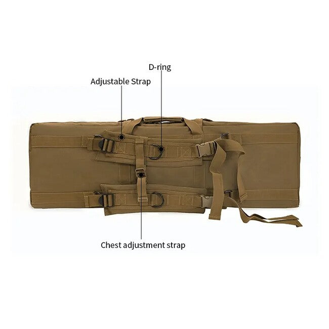 DRAGOWA Tactical Falcon Weapon Bag, Black
