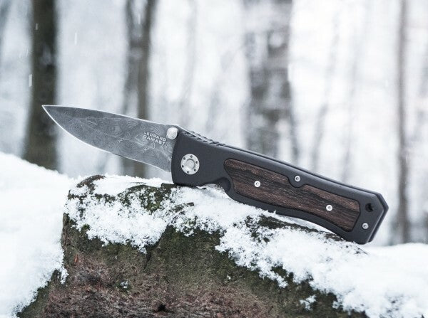 Boker Leopard-Damast II Pocket Knife, 9.6 cm, Grey