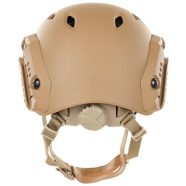 MFH US FAST Paratroopers Helmet, ABS Plastic, Coyote Tan