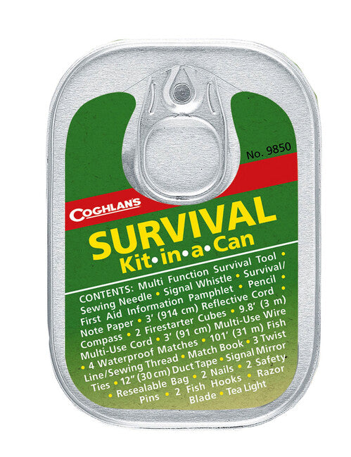 Coghlans Kit-in-a-Can Survival Kit