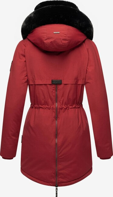 Navahoo Women's Winter Parka Sweety Deluxe, Blood Red
