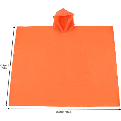 Coghlans Lightweight Poncho, Orange