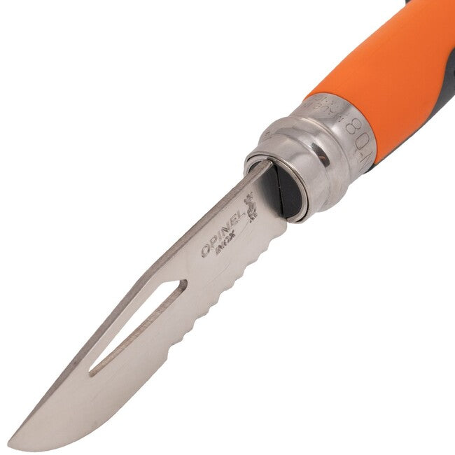 Opinel Folding Knife VRI N°08 Outdoor Inox, Orange