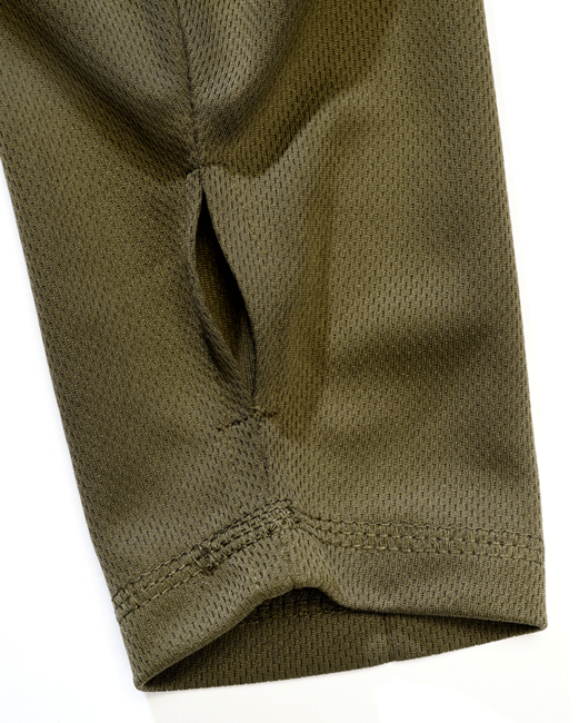 Brandit Men's Quick Dry Long Sleeve T-Shirt, Olive