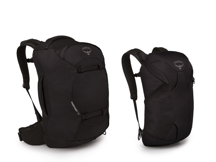 OSPREY Farpoint 55 Travel Backpack, Black