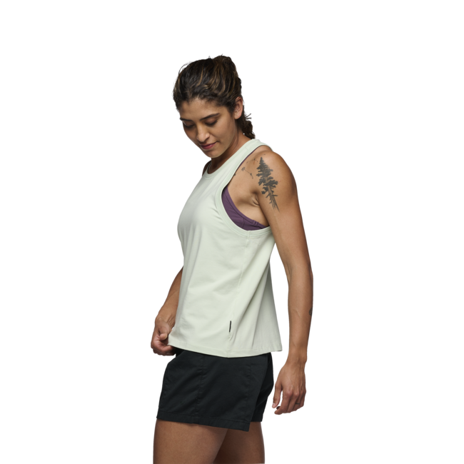 Black Diamond Women's Project Muscle Tank, Foam Green