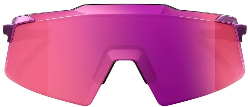 100% Aerocraft Sunglasses, Gloss Purple Chrome - Purple Multilayer Mirror