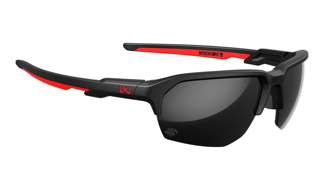 Wiley X Jakl Γυαλιά Ηλίου, Captivate Black Mirror/Matte Black/Red