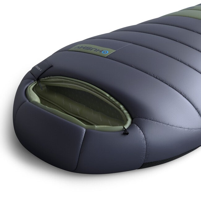 HUSKY Devon Summer Sleeping Bag -5, Blue/Khaki