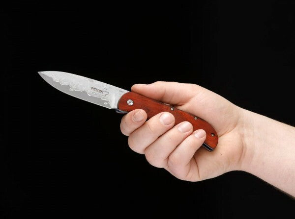 Boker Plus Exskelibur Pocket Knife, 9cm, Wood
