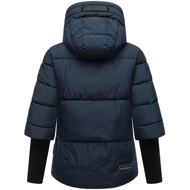 Navahoo Women's Winter Jacket LOTUSHERZ XIV, Navy Blue