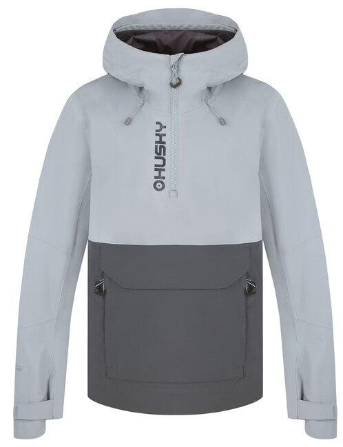Husky Nabbi Women's Men's Outdoor Jacket, Light Grey/Dark Grey