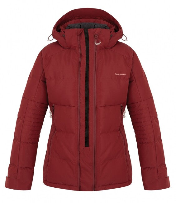 HUSKY Norel Women's Quilted Winter Jacket, Burgundy